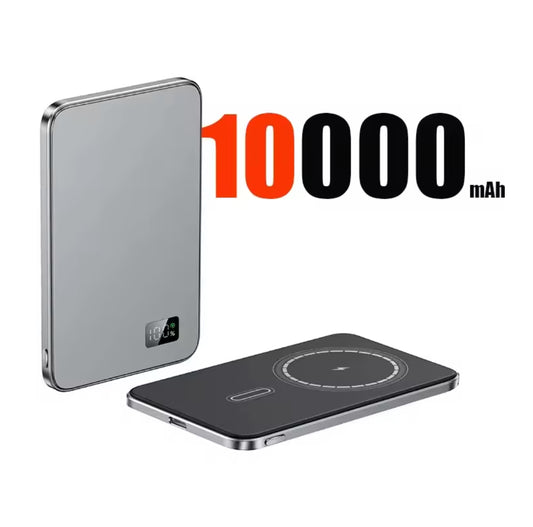 Grey - Magnetic Power Bank (10000mAh)