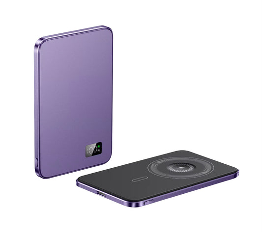 Purple - Magnetic Power Bank (10000mAh)