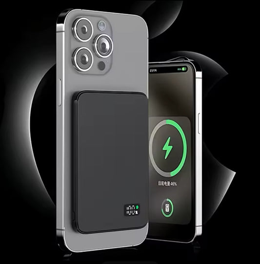 Black - Magnetic Power Bank (5000mAh)