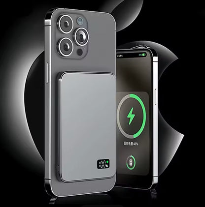 Grey - Magnetic Power Bank (5000mAh)