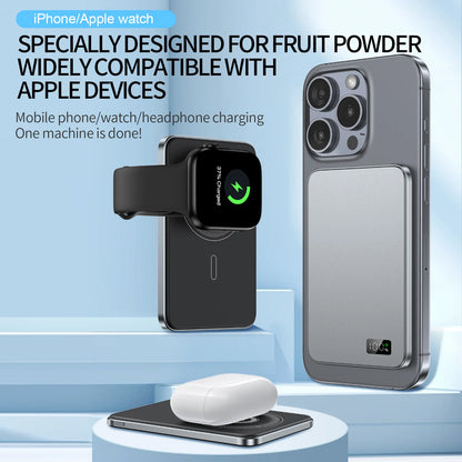 Black - Magnetic Power Bank (5000mAh)