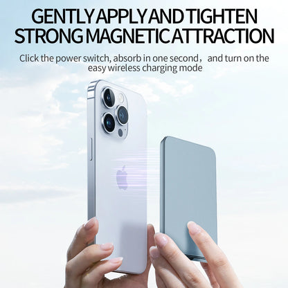 Black - Magnetic Power Bank (5000mAh)
